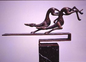 Windspiele 1988, Bronze, 36 cm