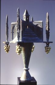 Toskanische Landschaft 1 1994, Bronze, 32 cm